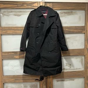 Tommy Hilfiger Black Trench Coat